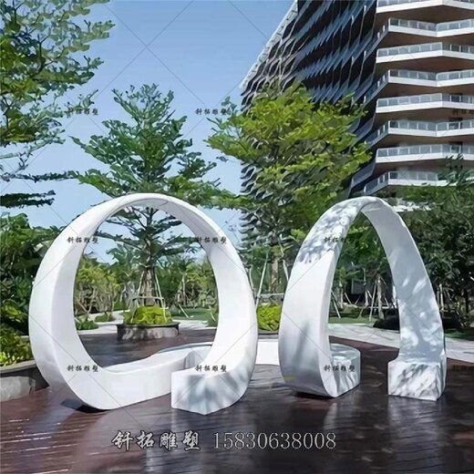 釬拓雕塑不銹鋼環形,重慶不銹鋼圓環具有特的藝術風格